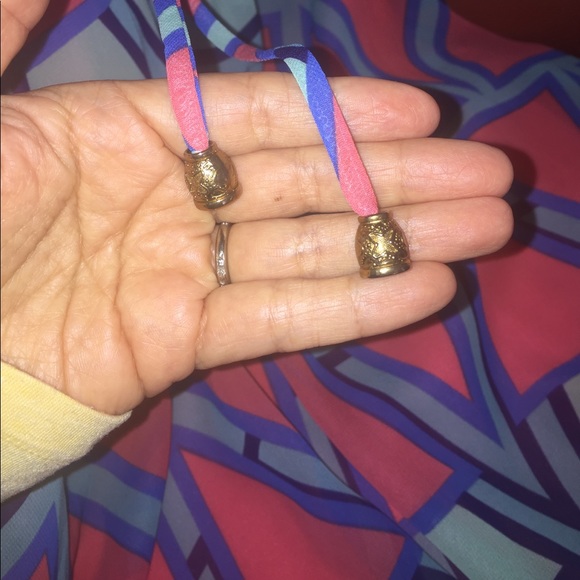 🐠Coral AND teal dress with gold halter 🌊 - Picture 6 of 6